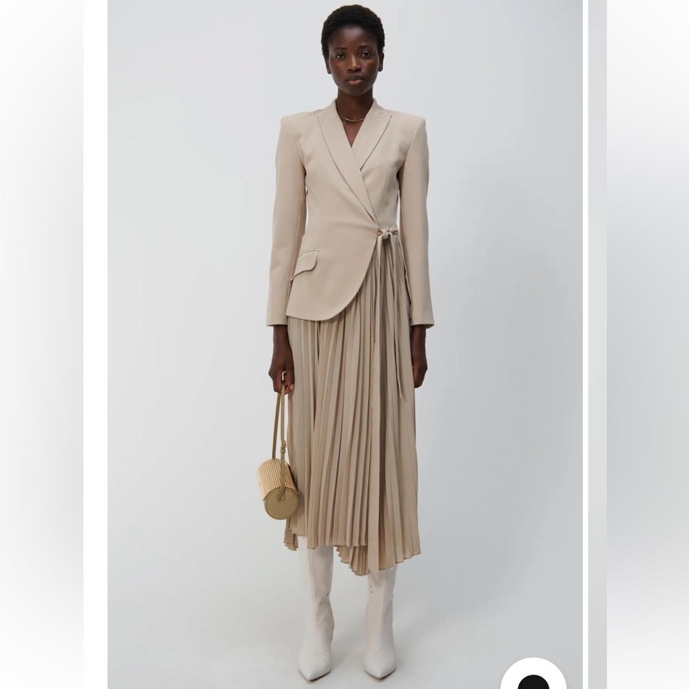 Jonathan Simkhai Self-Tie Blazer Dress